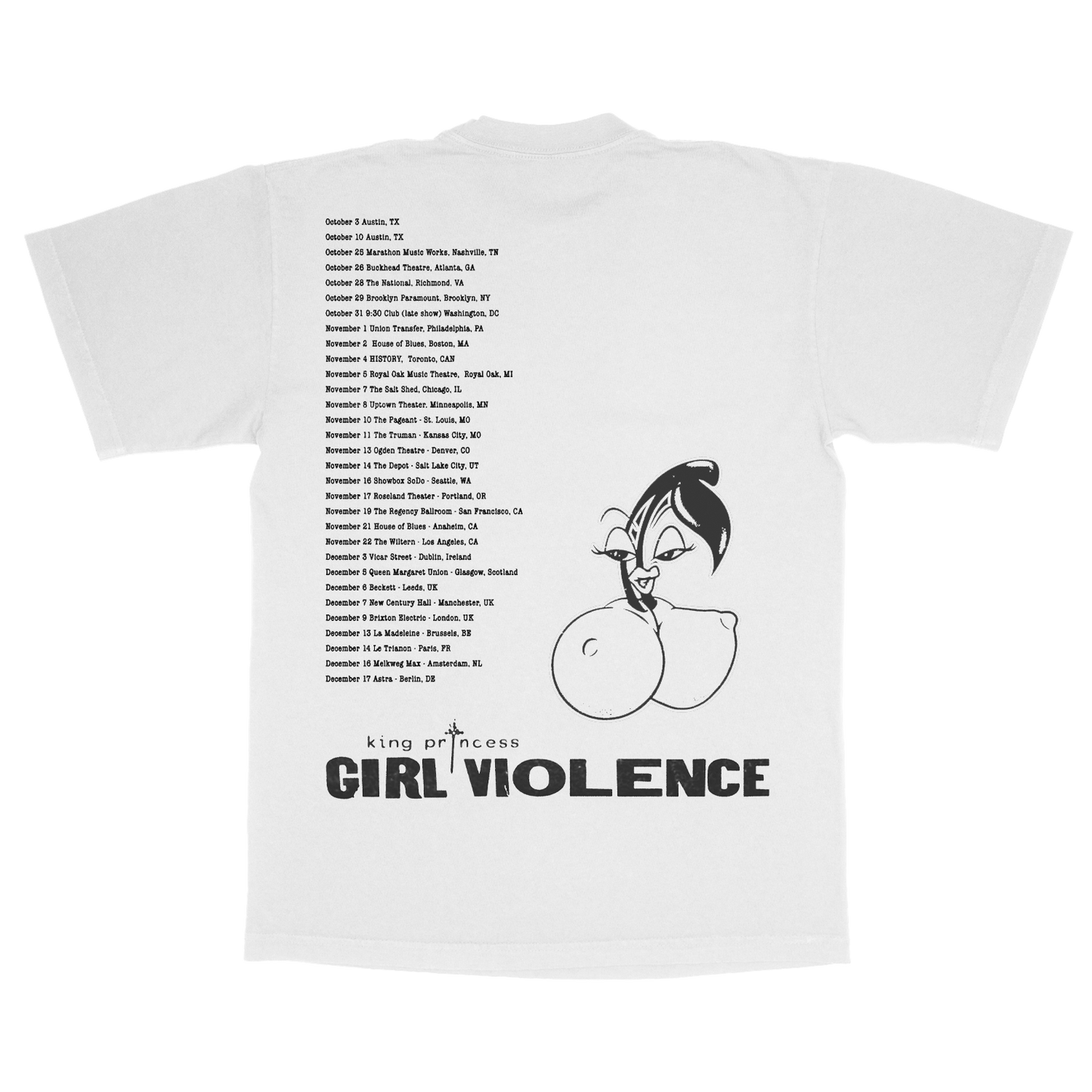 Shards Tour Tee (White)